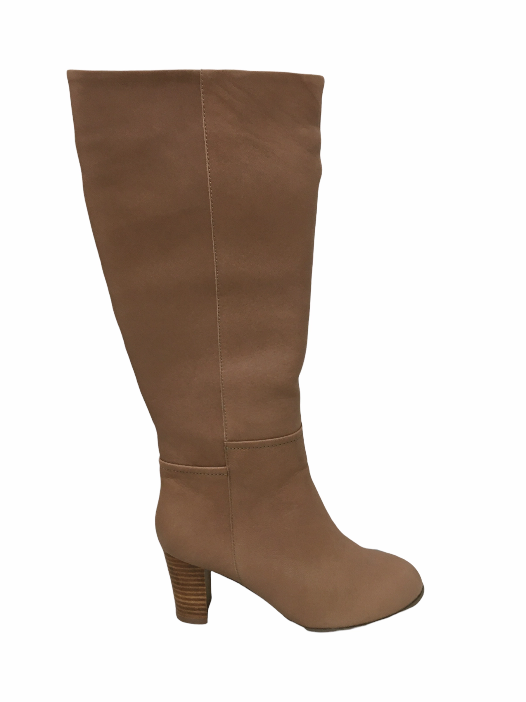 CBD ZaZa Taupe Long Leather Boot