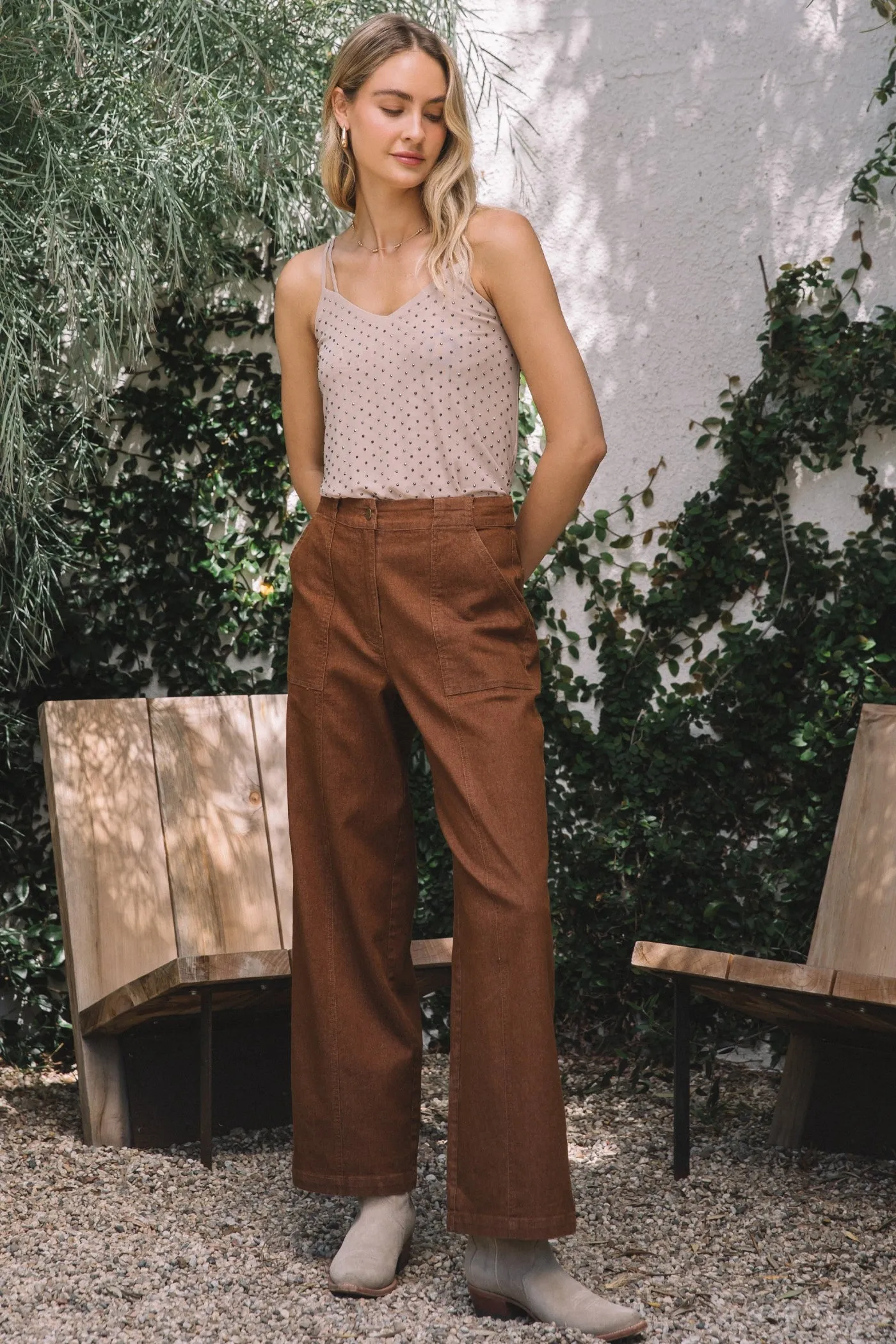 LUCY COTTON TWILL PANTS Training Comfort