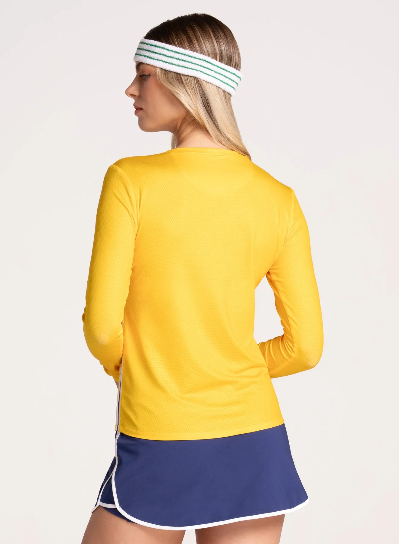 Chic Streak Long Sleeve HighElasticity Thread FlexibleNeckline