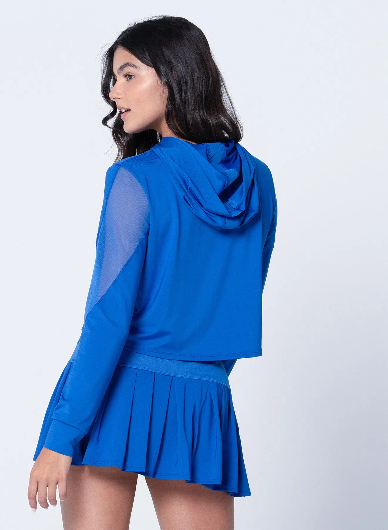 Contoured Armhole Design FlexibleNeckline Cindy Hoodie