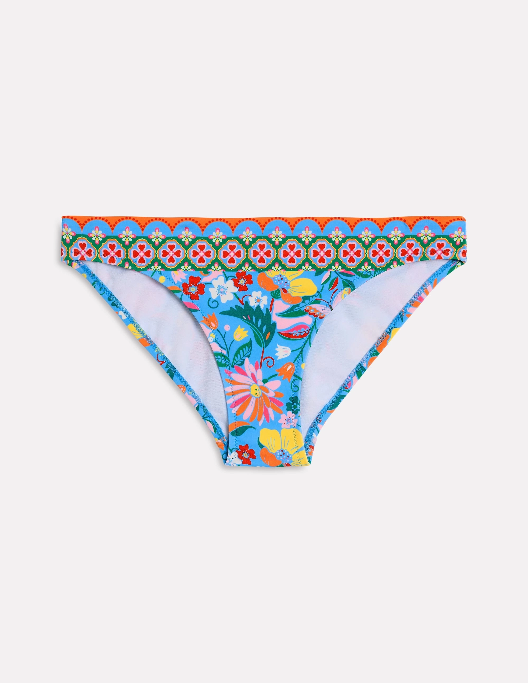 geometric patterns Classic Bikini Bottoms-Dawn Blue, Wildflower Trail