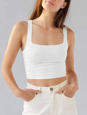 CLASSIC SOLID COLOR SHIRT TIGHTFITTING HALTER_CWTTK0293 Professional Cut