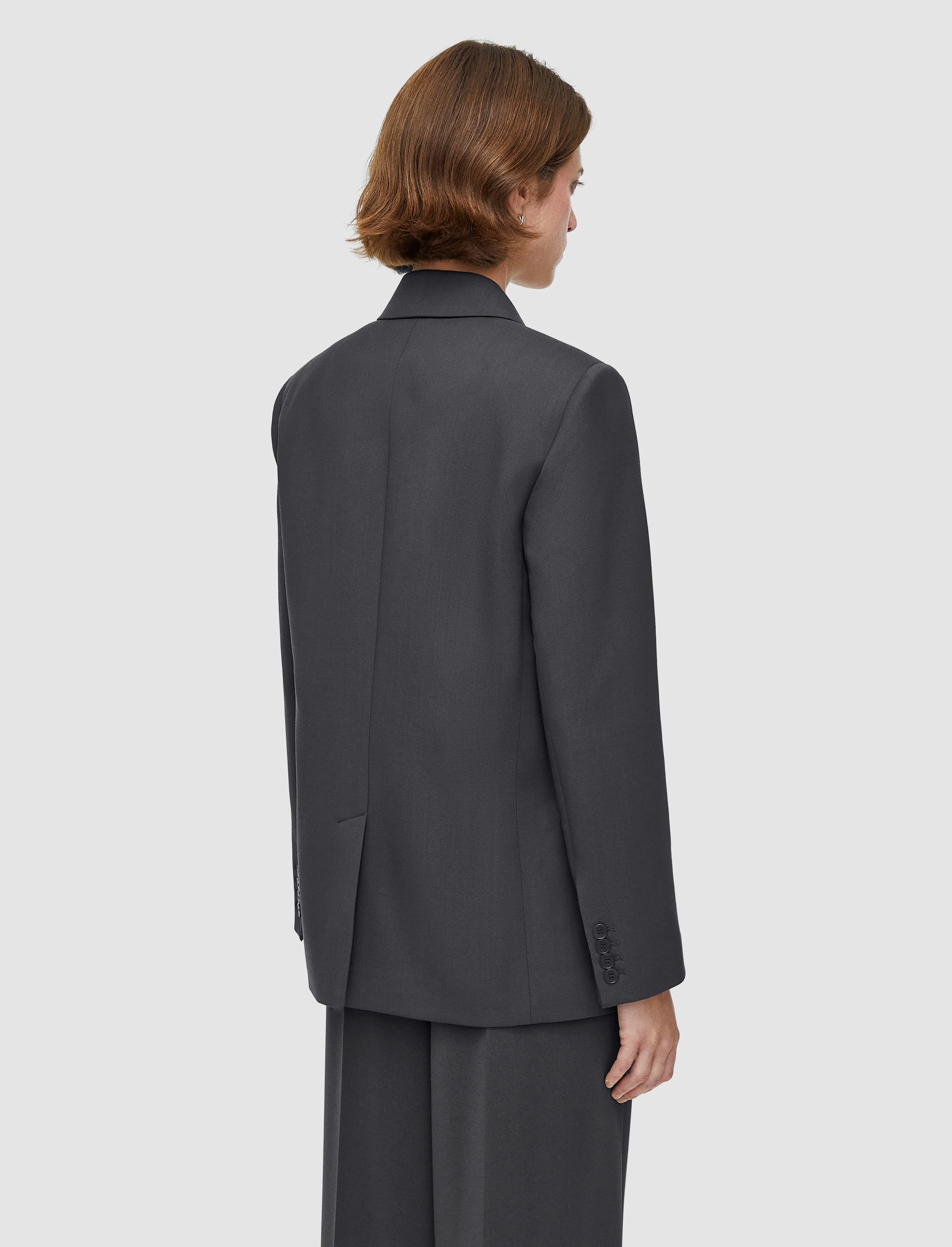 Jaden Tailoring Wool Stretch Jacket Reflective Detail Father's Day