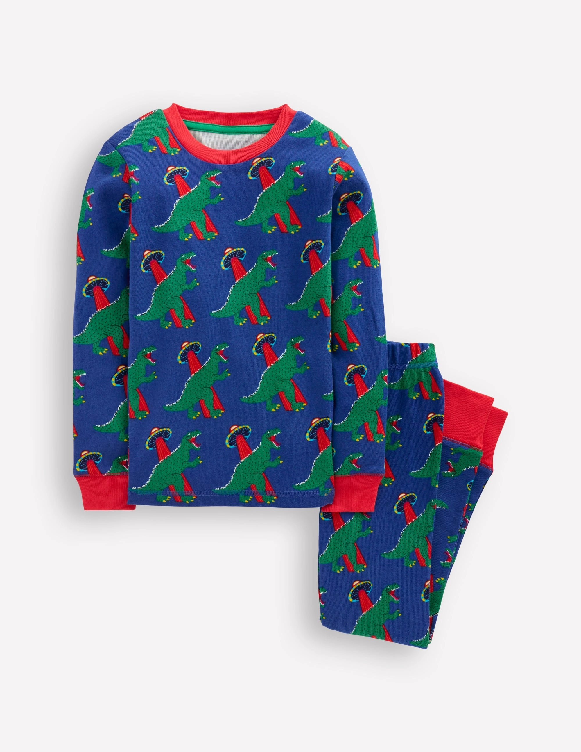 Snug Glow-In-The-Dark Pyjamas-Dino Space Anti Odor Treatment