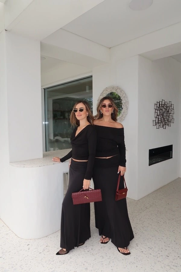 Hunter Maxi Skirt Black Layering Fit Confident Mood