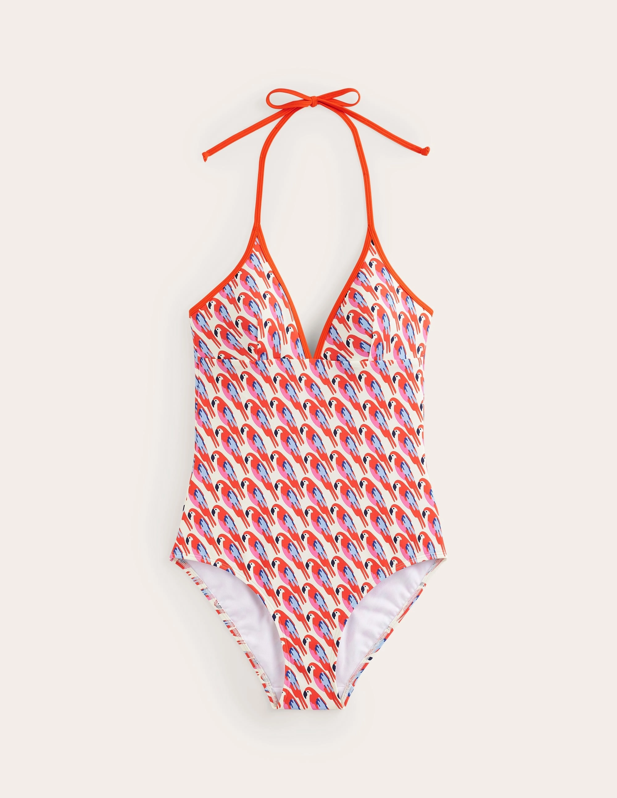 Deep-Tint Como String  Swimsuit-Multi, Tropical Parrot