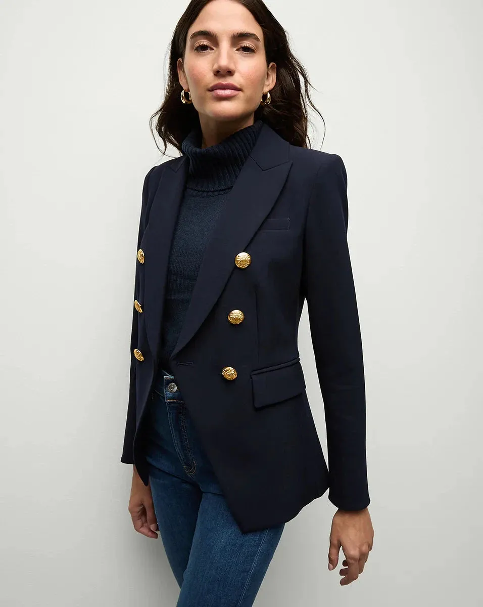 Sporty Fit Miller Dickey Jacket Navy/Gold