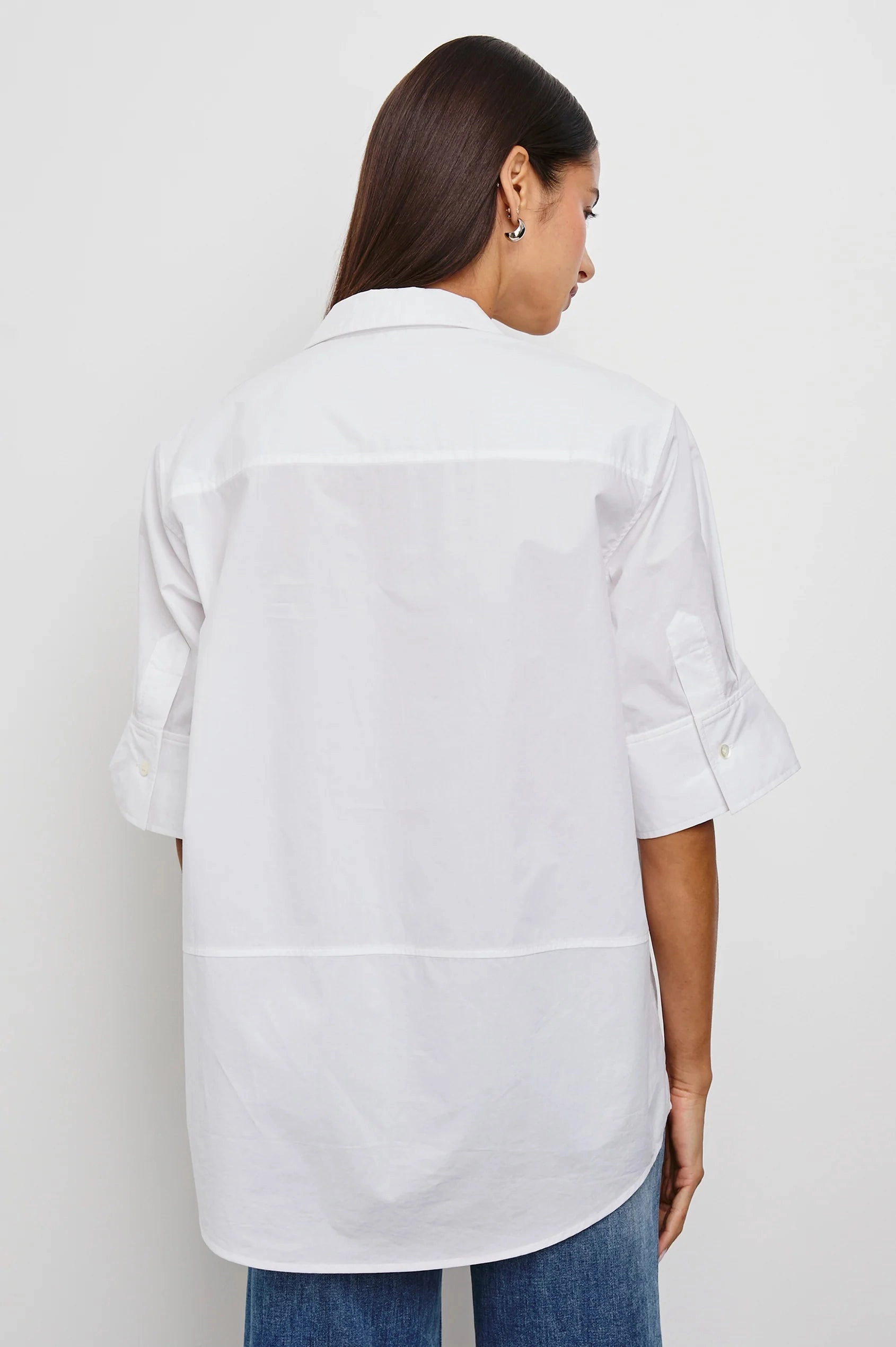 Reinforced Seam Technique Juda Shirt in White