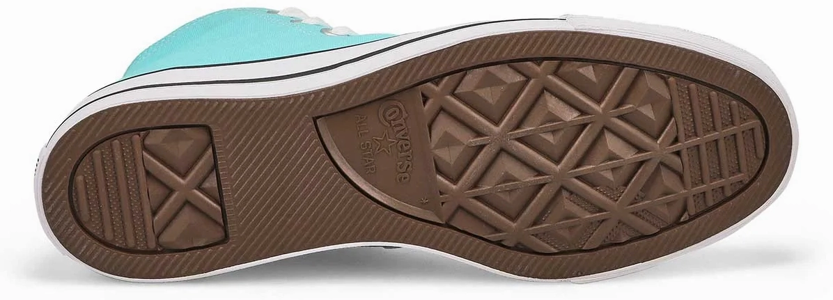 Converse Chuck Taylor All Star Hi Top Double Cyan