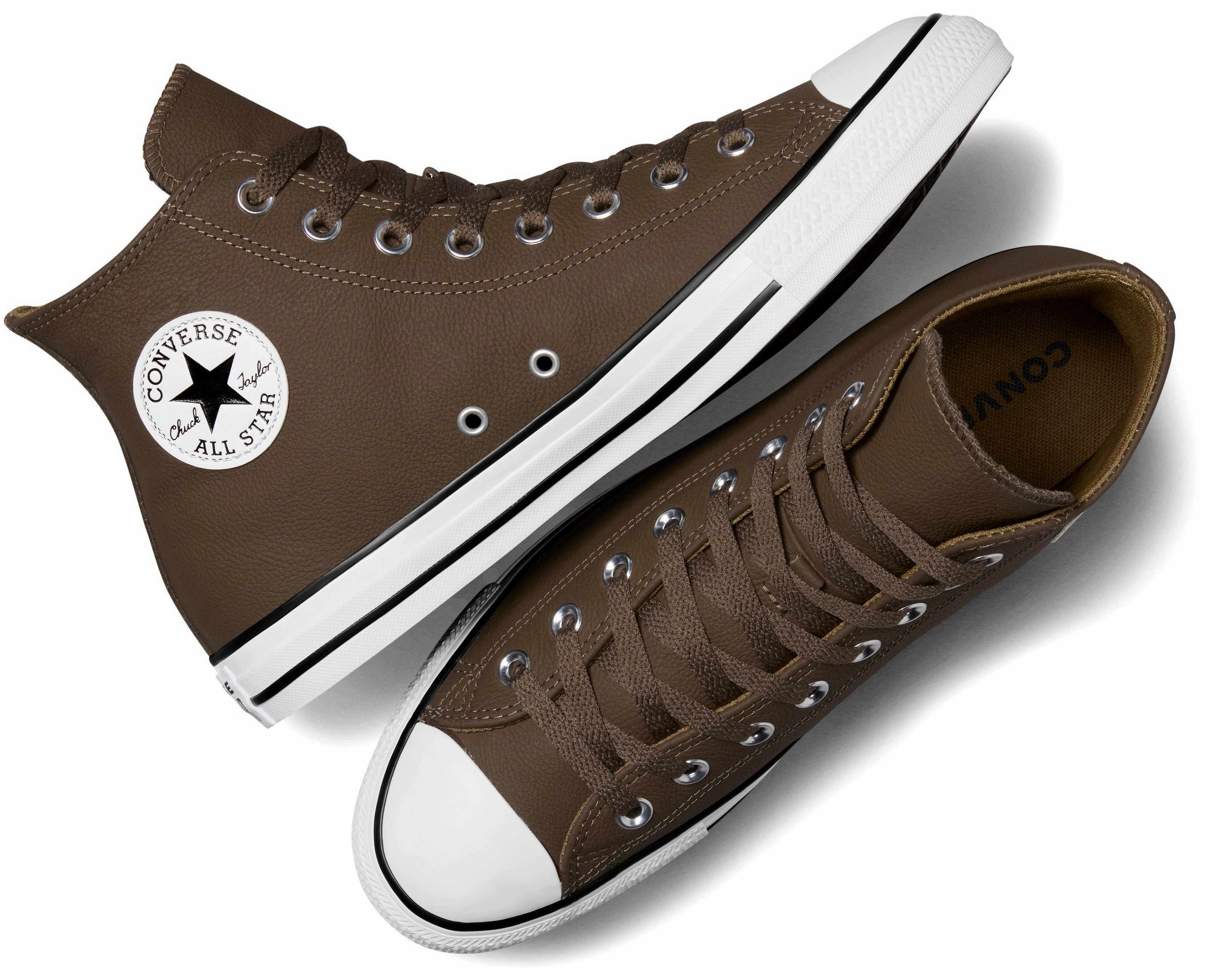 Converse Chuck Taylor All Star Hi Top Leather Engine Smoke