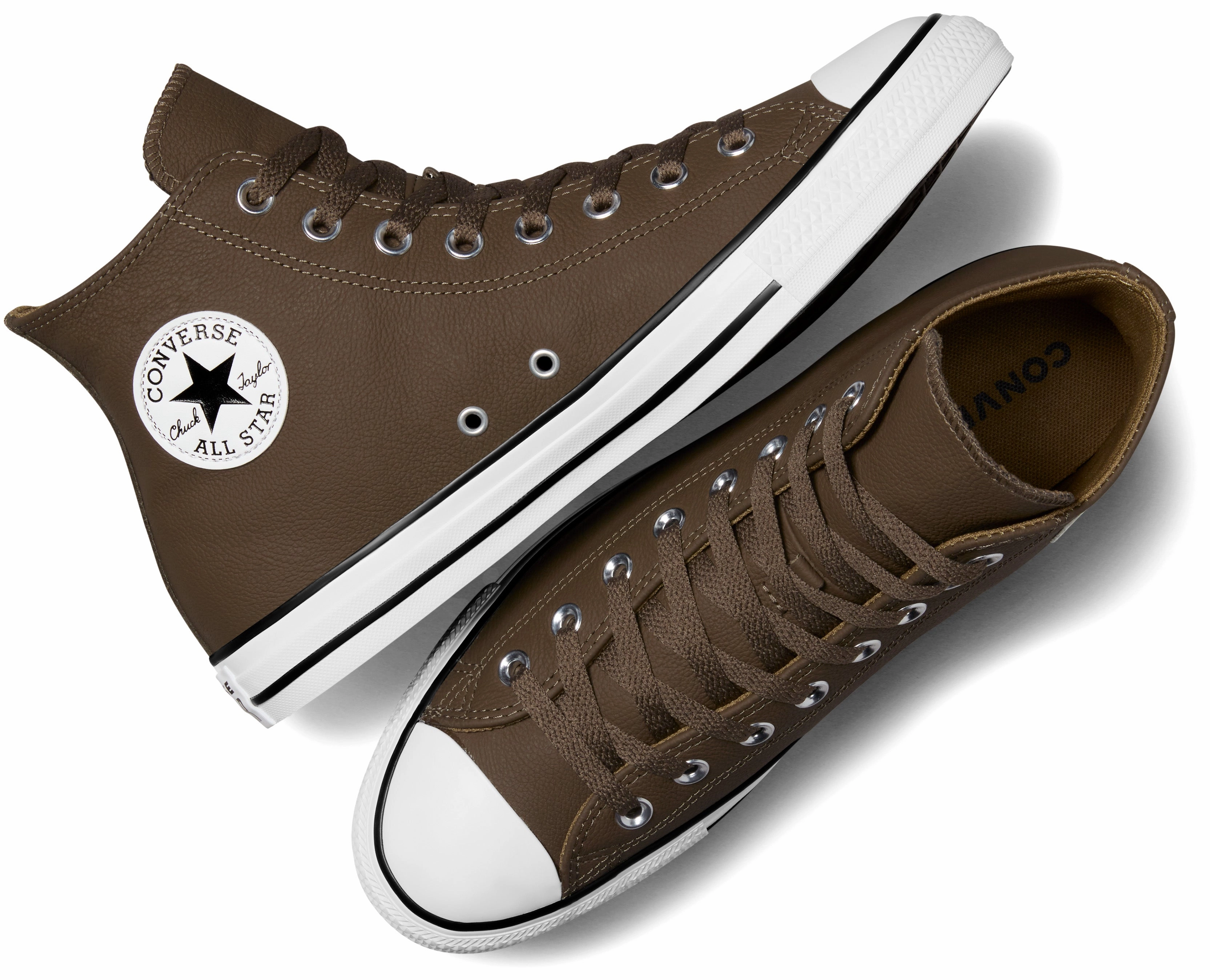 Converse Chuck Taylor All Star Hi Top Leather Engine Smoke