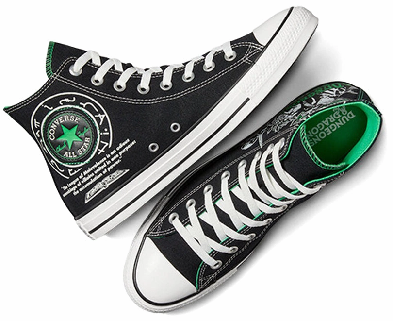 Converse Hi Tops Dungeons &amp; Dragons Black/Green