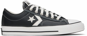 Converse Star Player 76 Low Top Black Leather