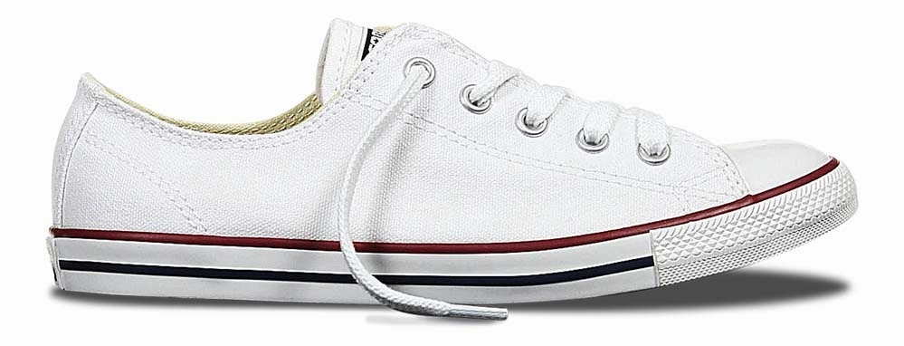 Converse Women's Chuck Taylor Dainty Low Top Optic White