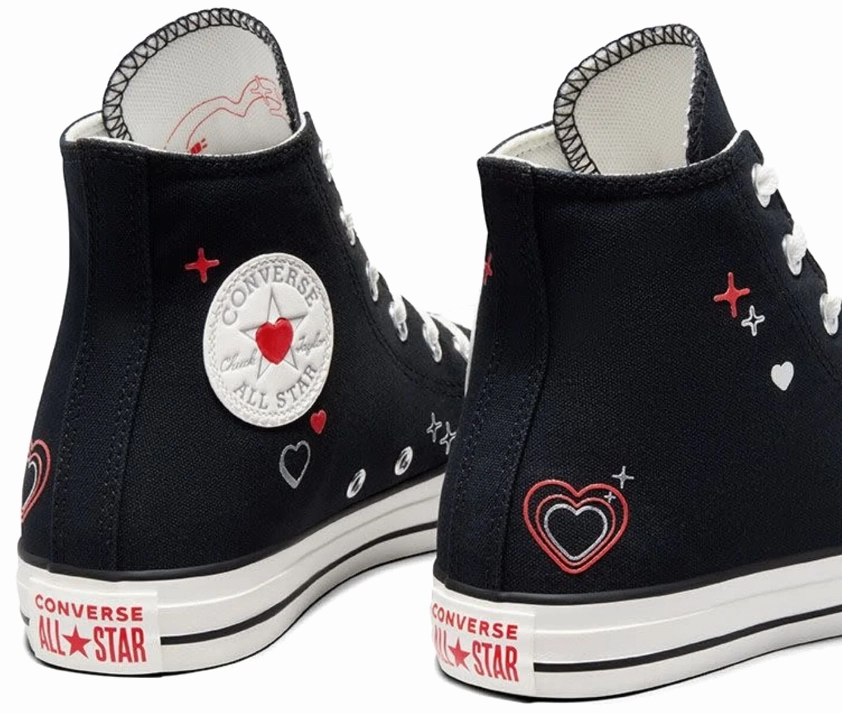 Converse Womens Chuck Taylor All Star Hi Top Black/Vintage White