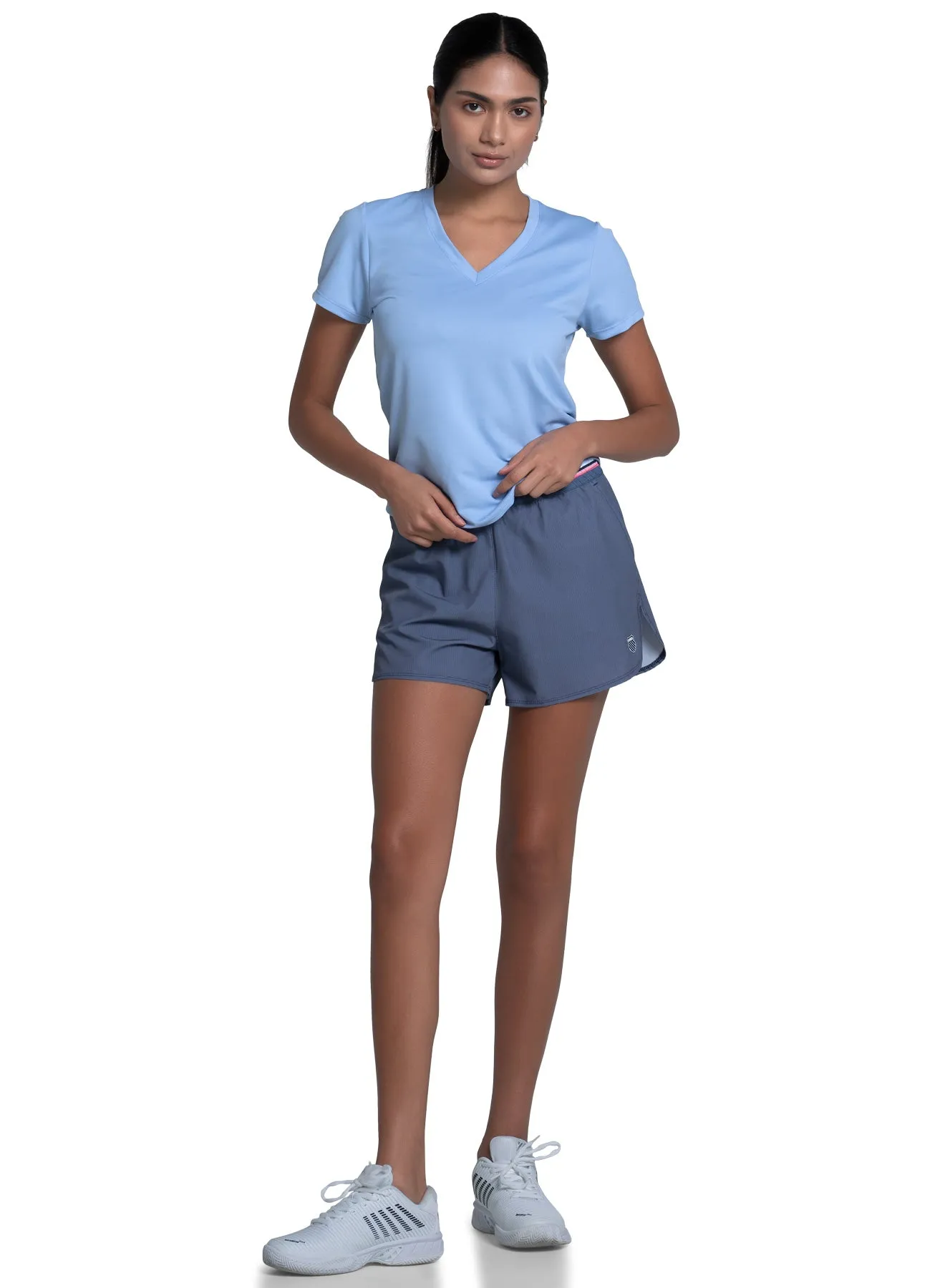 Stretchable Waistband Reaction  Short Sleeve