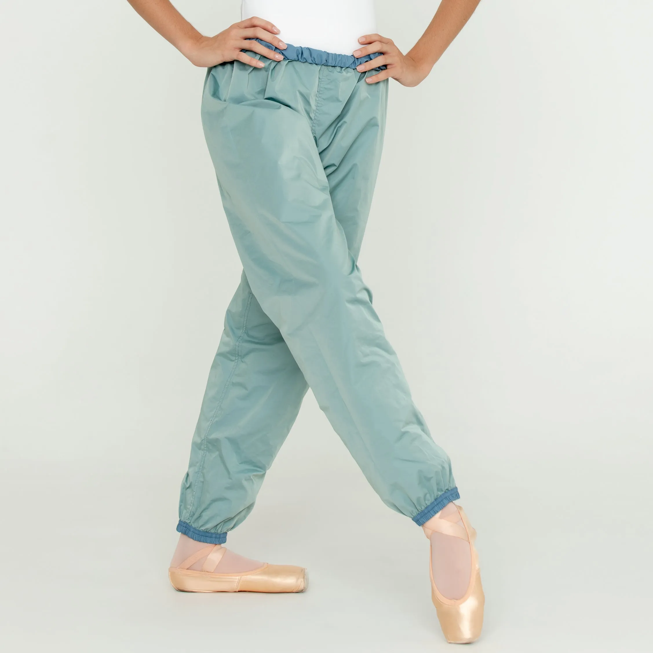 Movement Ready Fit NonBindingWaistline PANTS SLATE BLUE/MIST