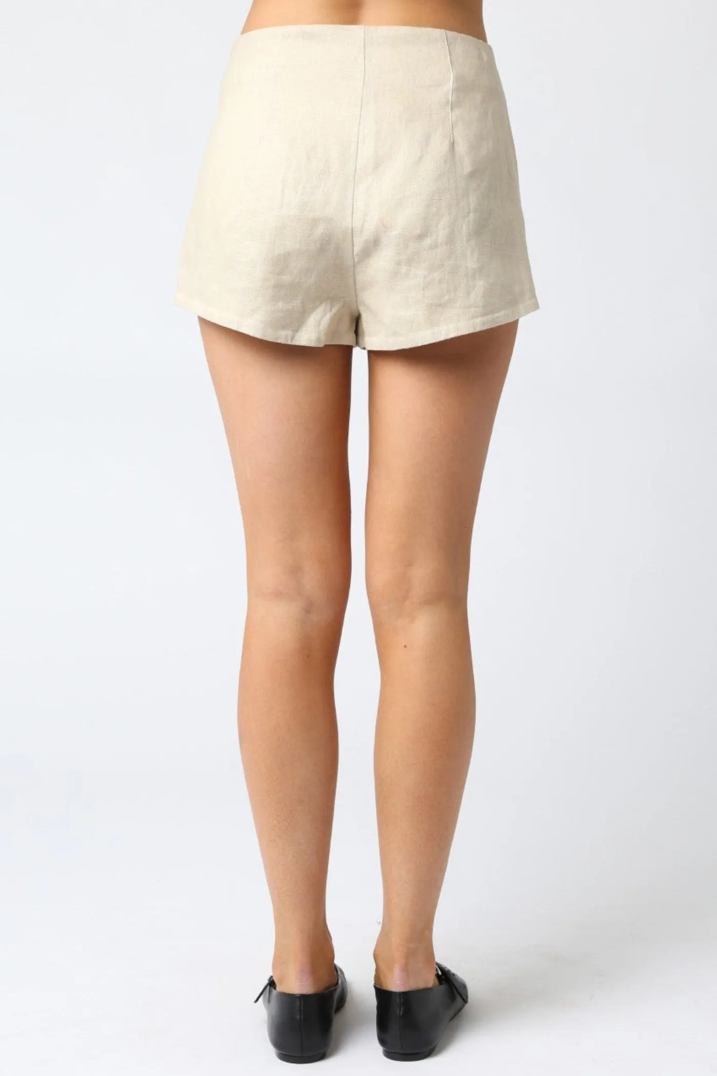 CORA LINEN SHORTS Weekend Ready Lounge Ready