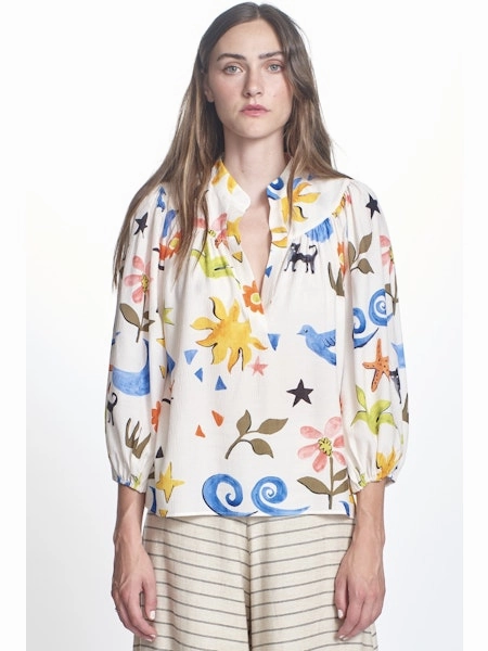 Corinne Top in Multi Built In Odor Control