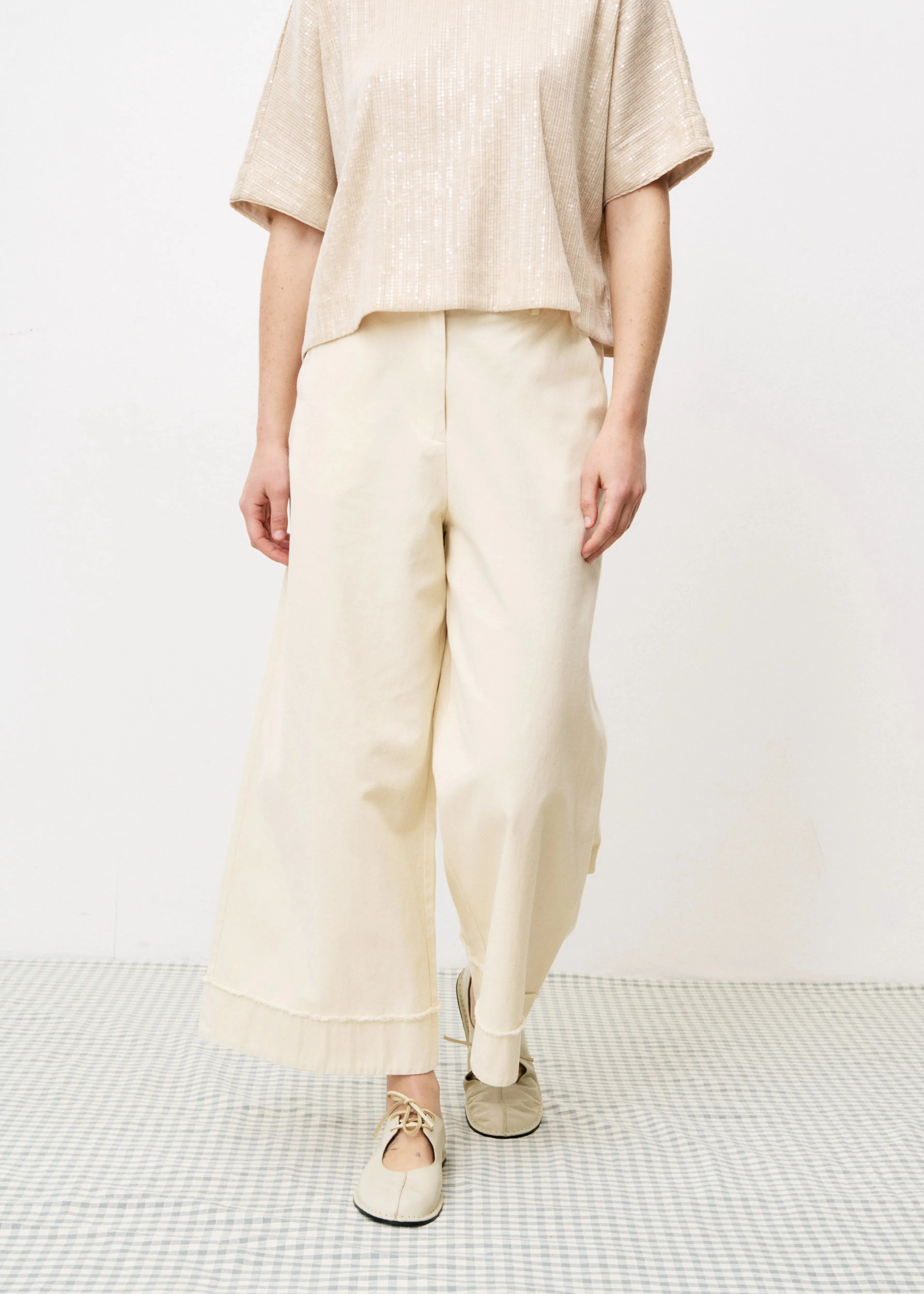 Effortless Layer ARACELI WIDE-LEG TROUSERS