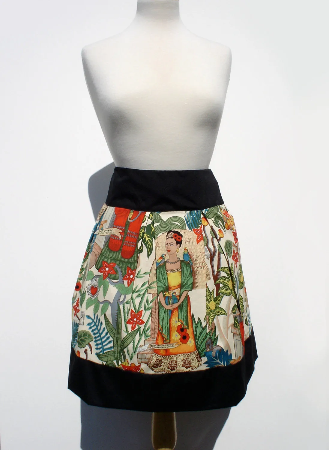 Outdoor Activity Day of the Dead Mexican Inspired Frida Skirt #S-RS753