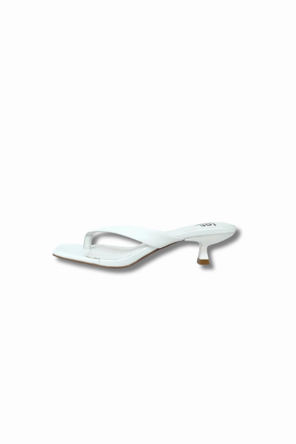 Calm Style Kitty Heel White