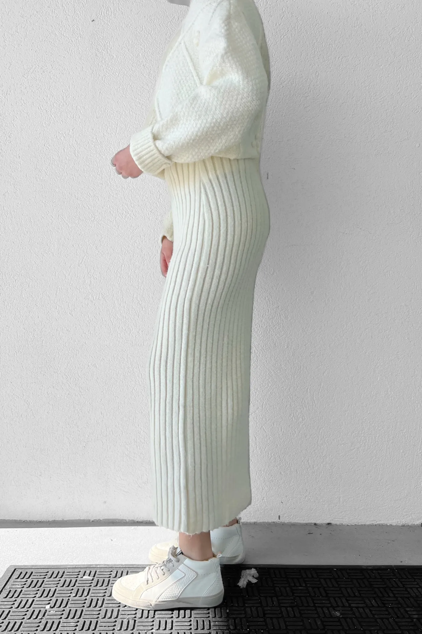 ALLISON MAXI SKIRT Style Innovation High Shine