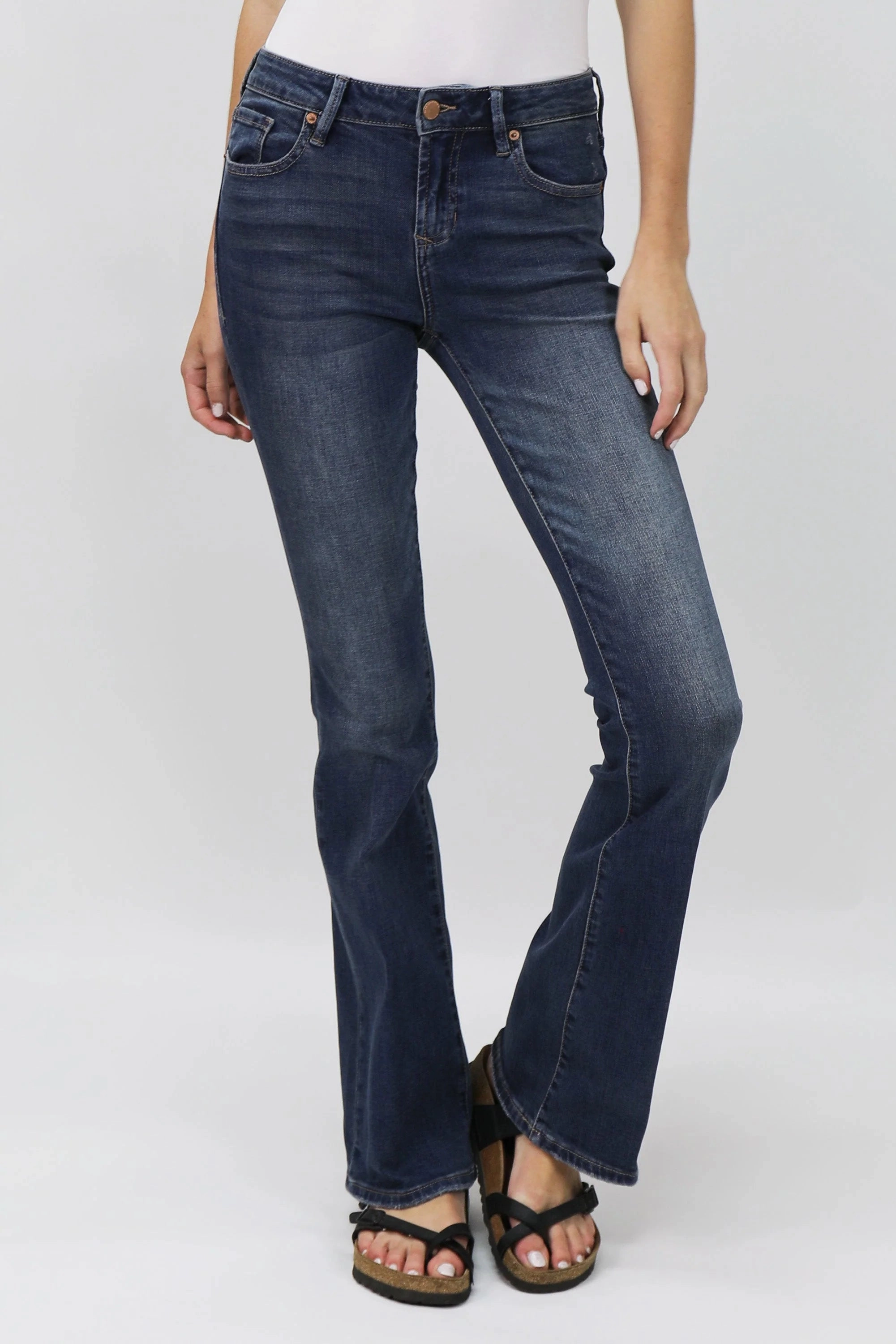 OdorResistant Fabric Dear John Jaxtyn Bootcut Jeans in Millbridge