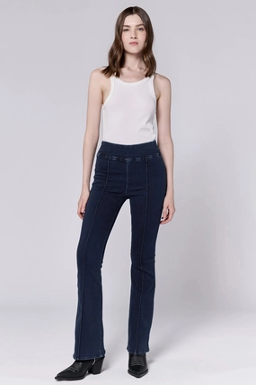ThermalLining EcoFriendlyBlend Dear John Mindy Flare Jeans in Moon Rise