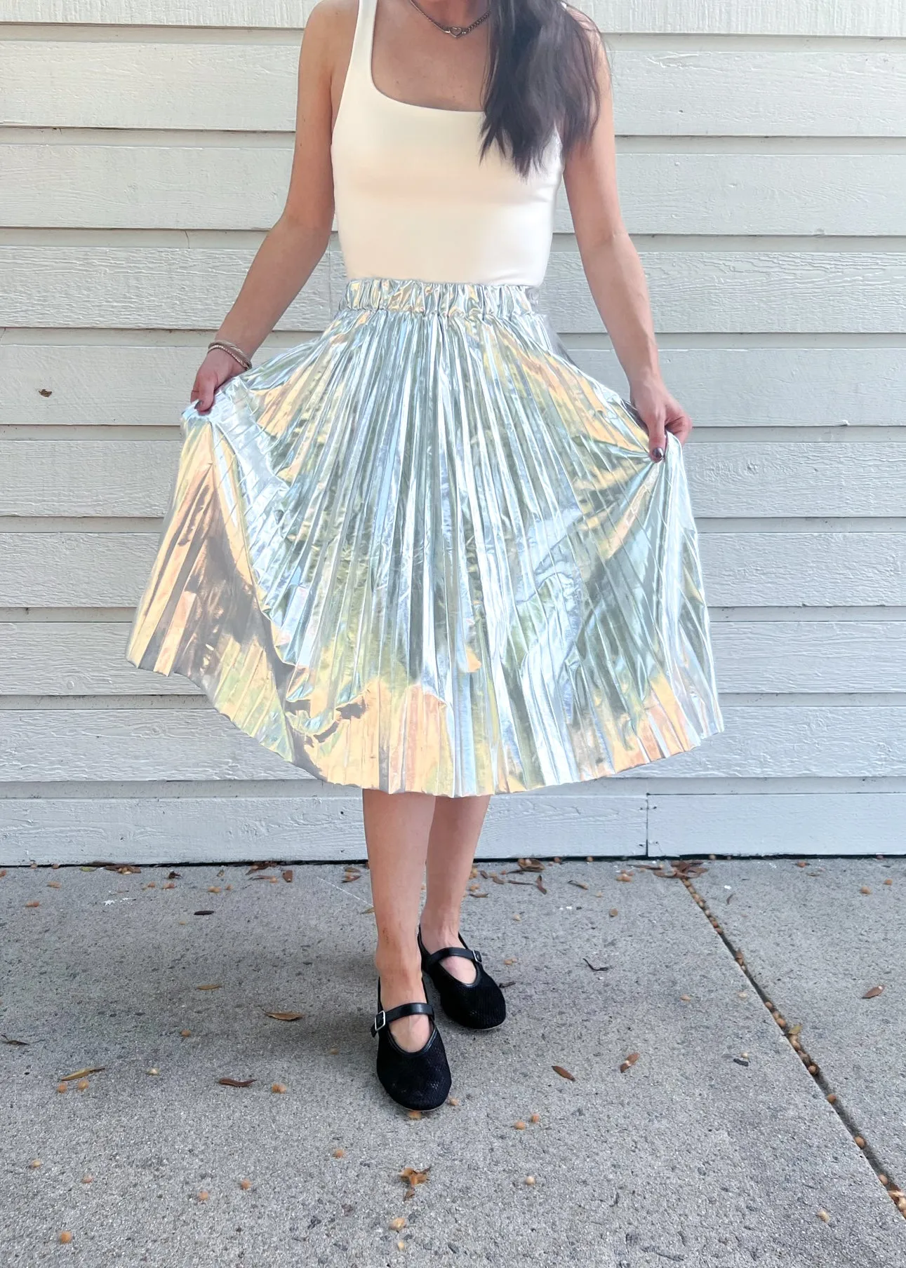 Clean Fit Breezy Style DELILAH MIDI SKIRT