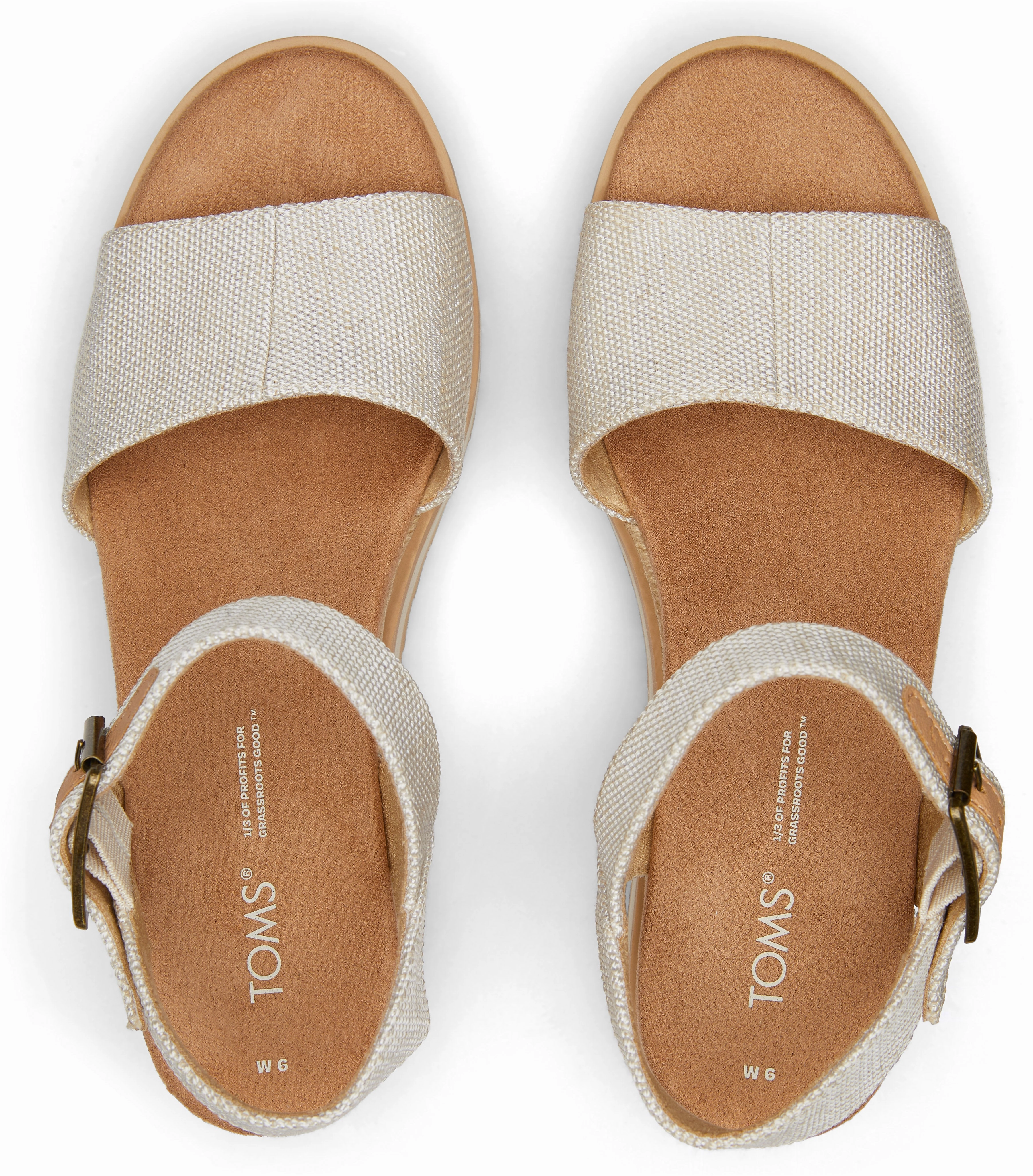 Diana Wedge Sandal - Natural Yarn Dye