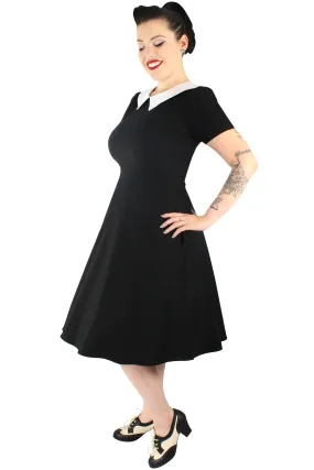 Wednesday Addams Circle Dress/ Pointy Collar #WED-02 Modern Appearance