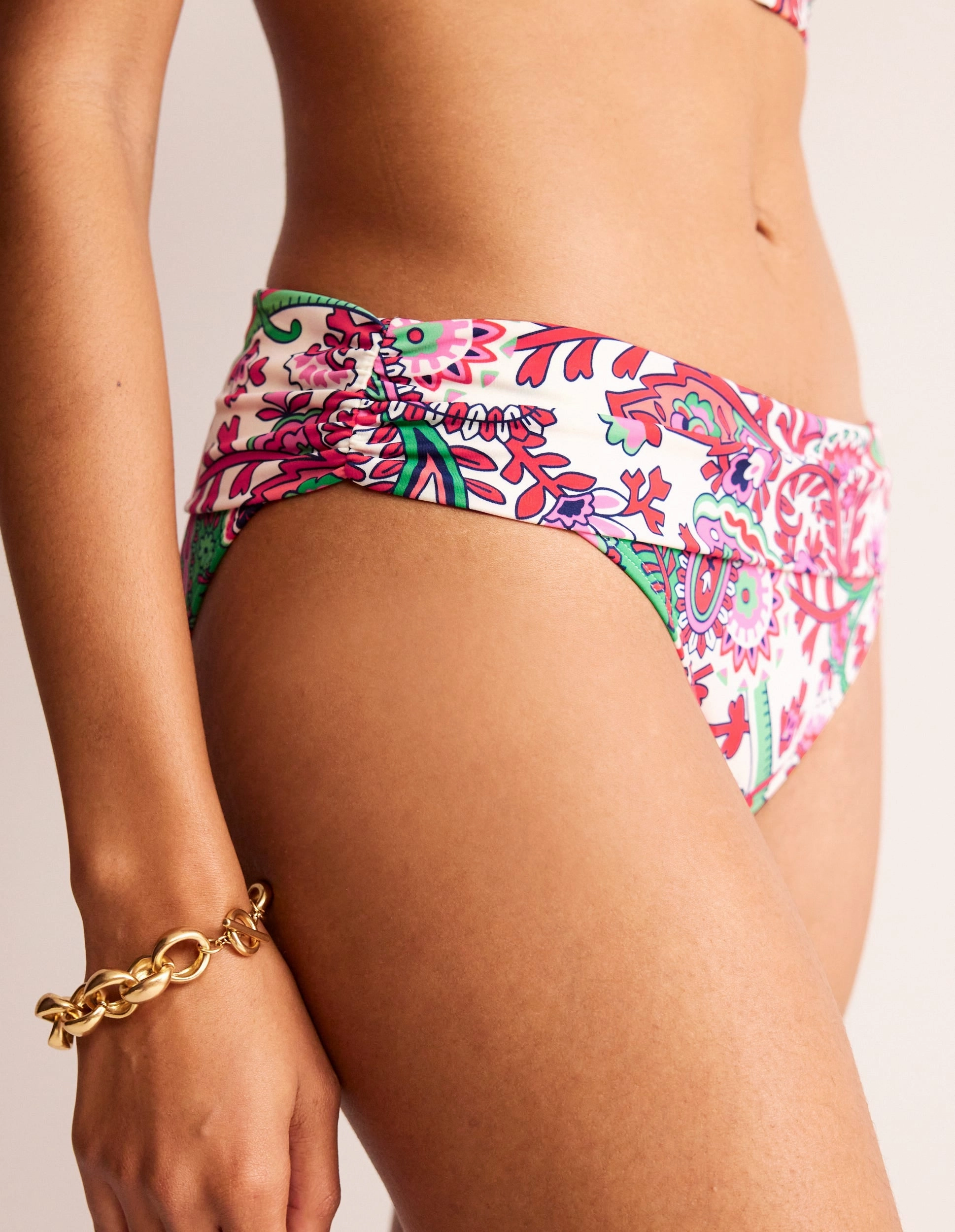 Classic Fold Bikini Bottoms-Multi, Fantastical Lightweight Construction