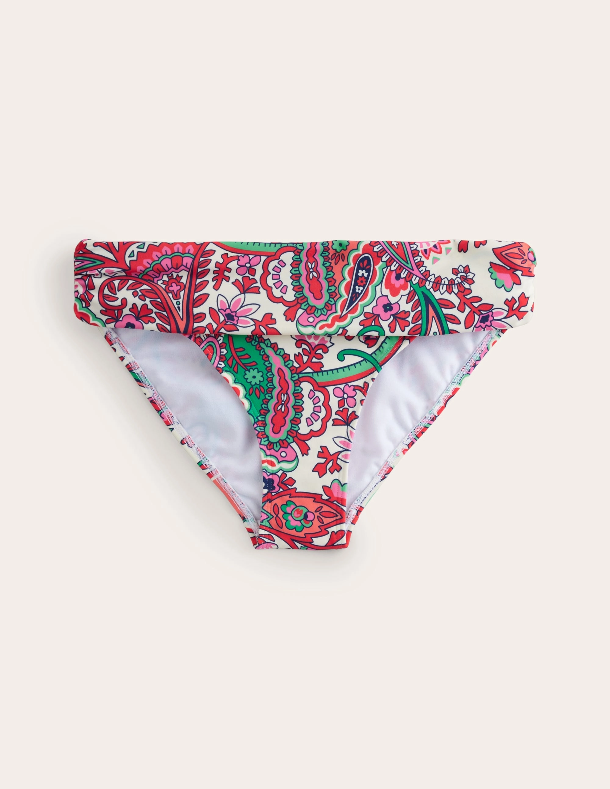 Water Outfit Sunny Day Classic Fold Bikini Bottoms-Multi, Fantastical