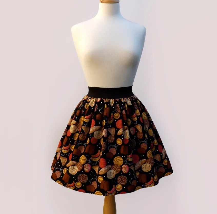 Modern Edge Pan Dulce Elastic Skirt #S-AP715