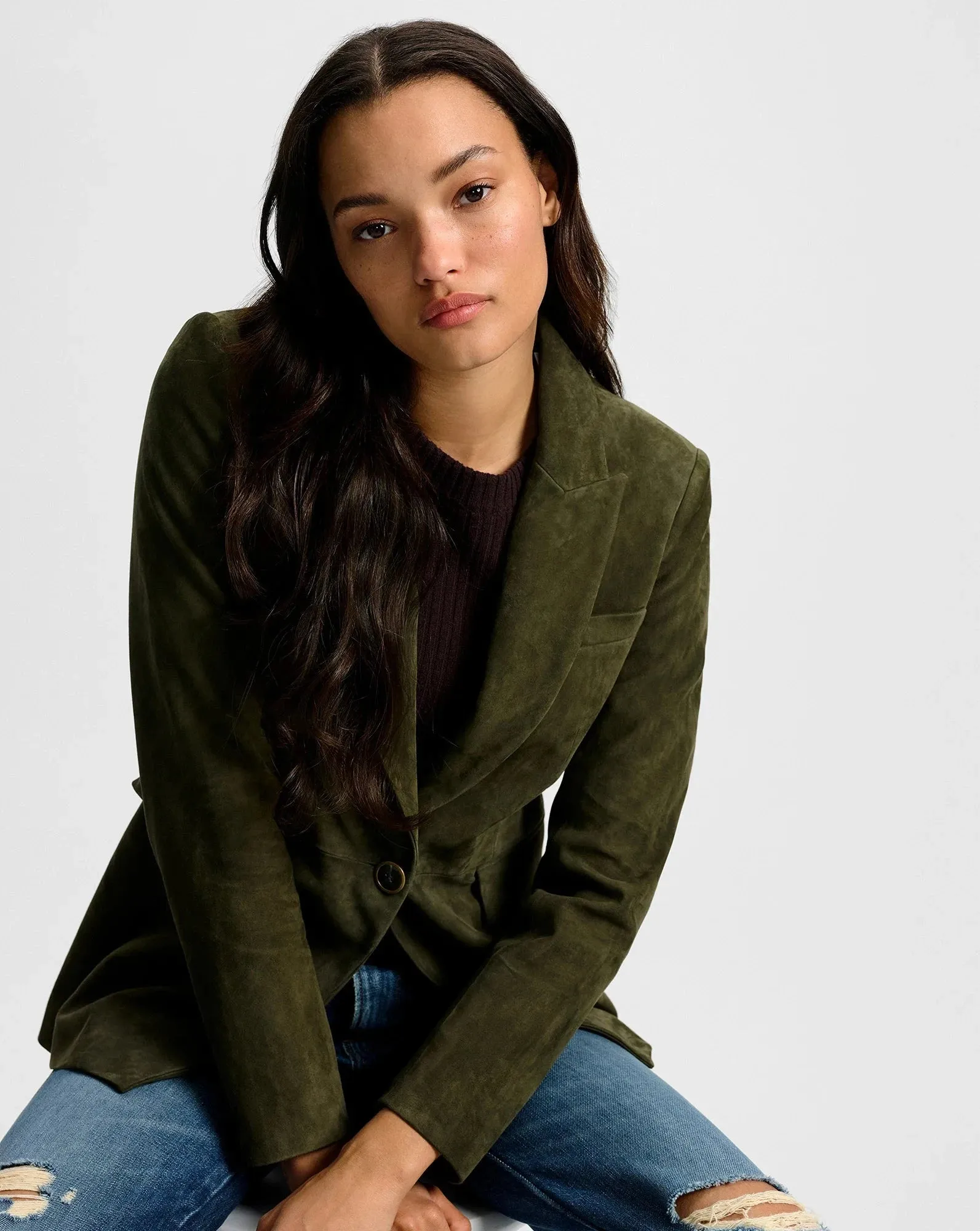 Price Duane Suede Dickey Jacket Cypress