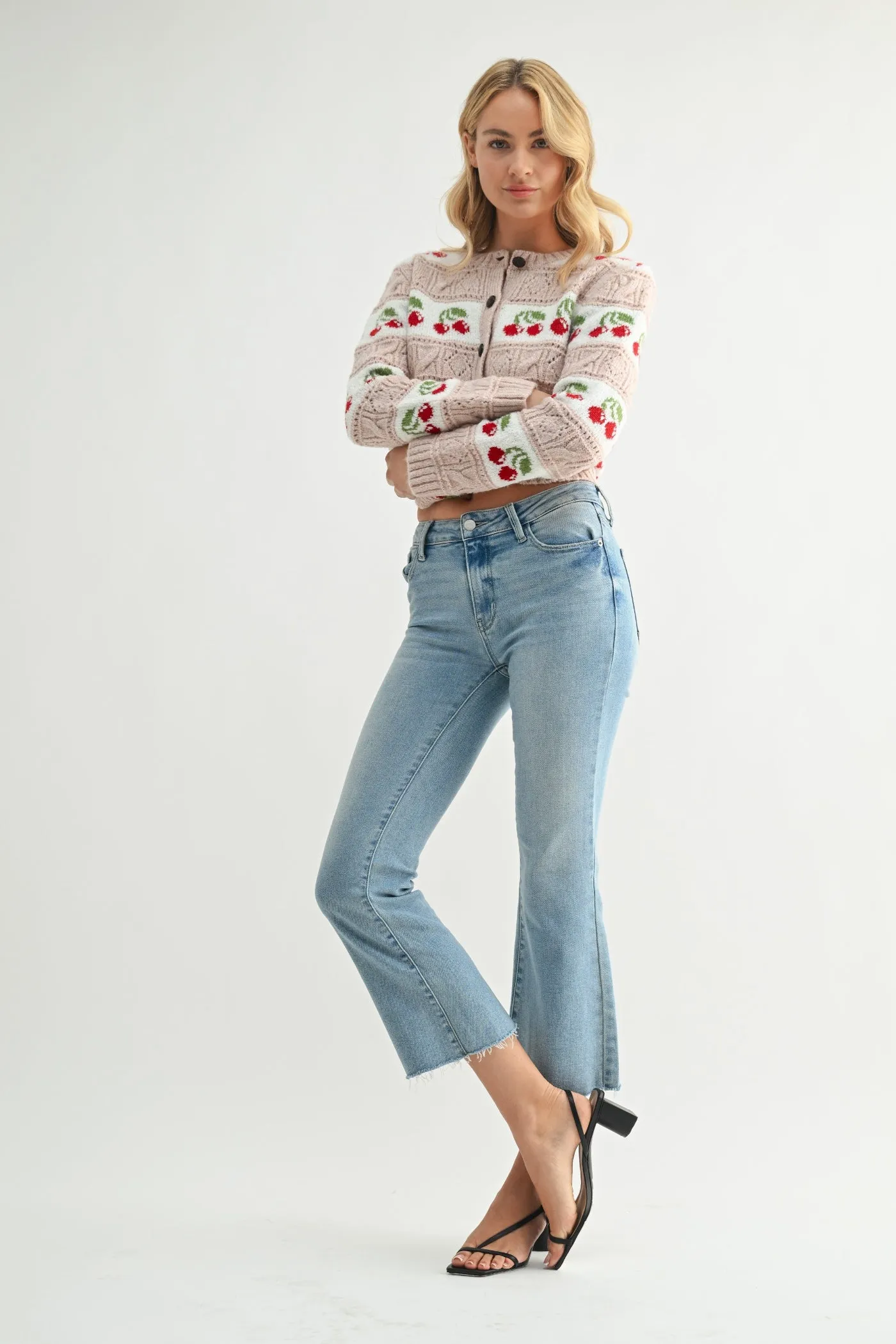 ANNA LOW RISE JEANS High Quality Holiday Vibes Winter Warmth