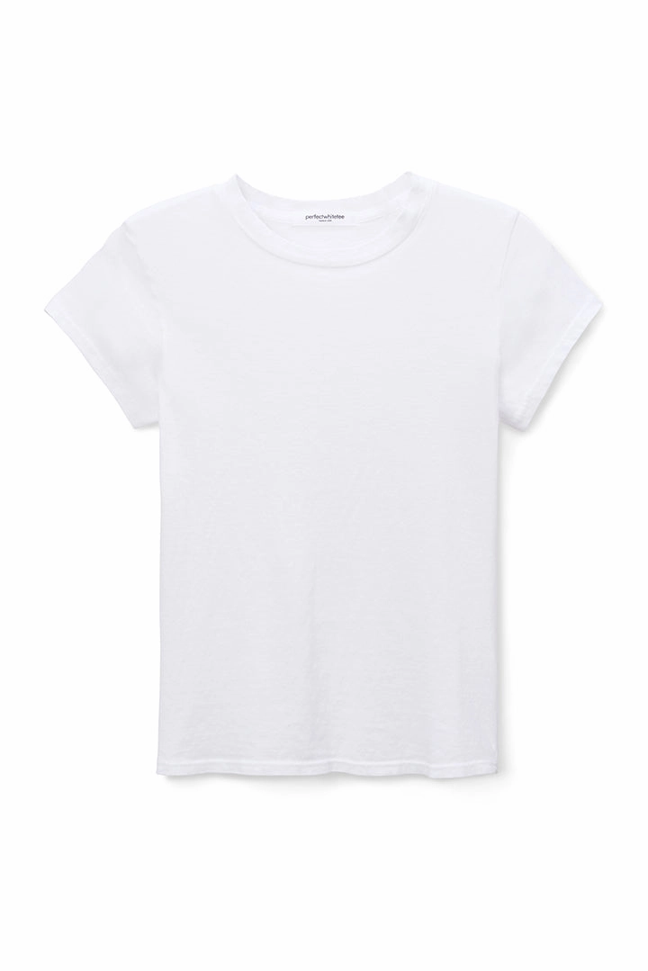 Comfortable Design Sheryl Recycled Cotton Baby Tee in White