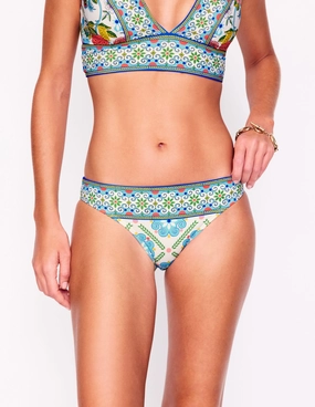 Coastal Pack Porto Bikini Bottoms-Multi, Citrus Vine Tile