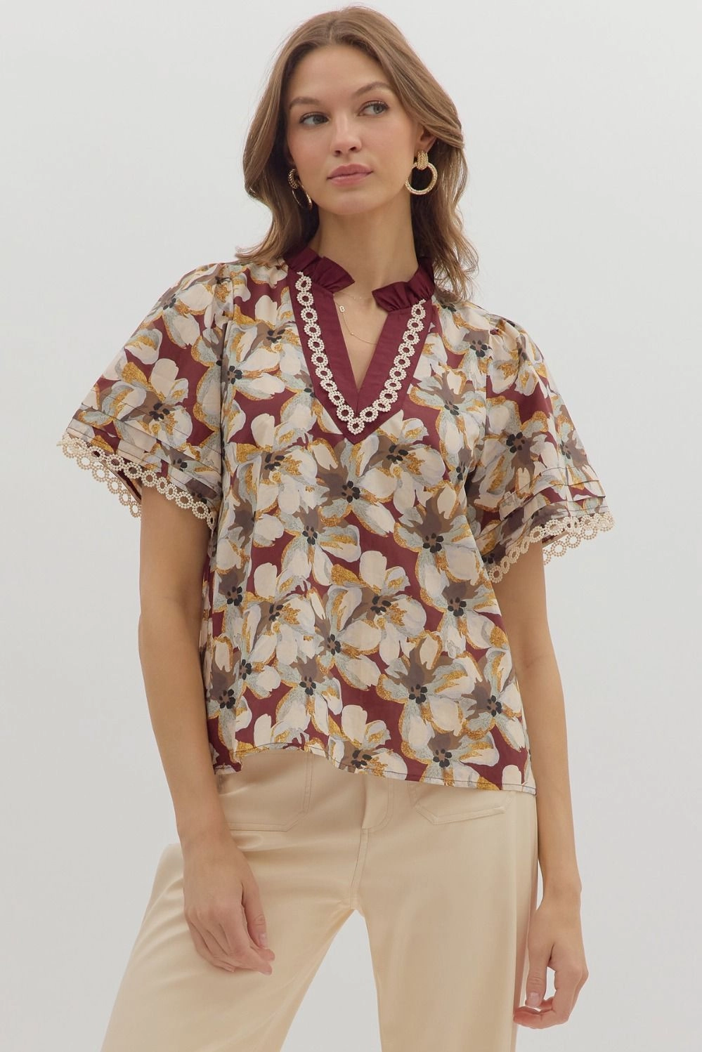 More To Know Wine Top Seamless Knit Design NonIrritatingStitching