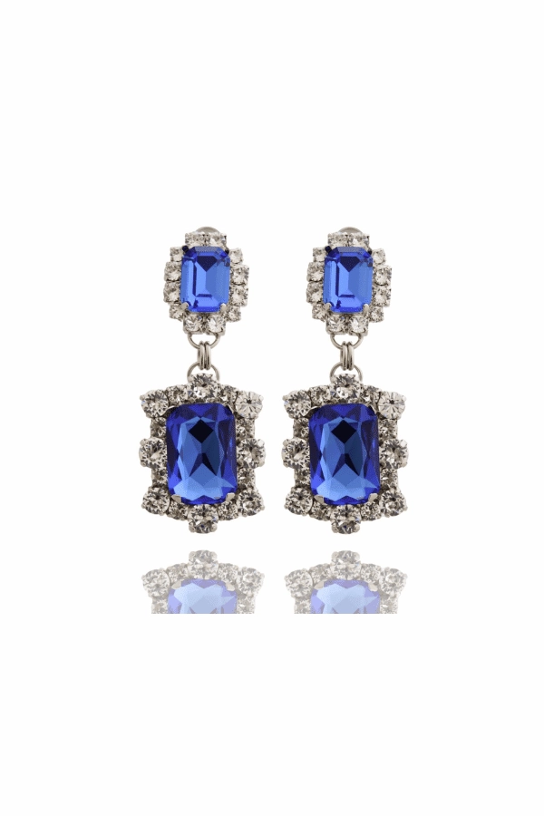 Modern Fit Chic Spirit Dynasty Angelina Sapphire Earrings
