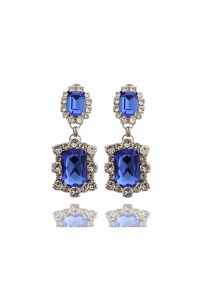 Modern Fit Chic Spirit Dynasty Angelina Sapphire Earrings