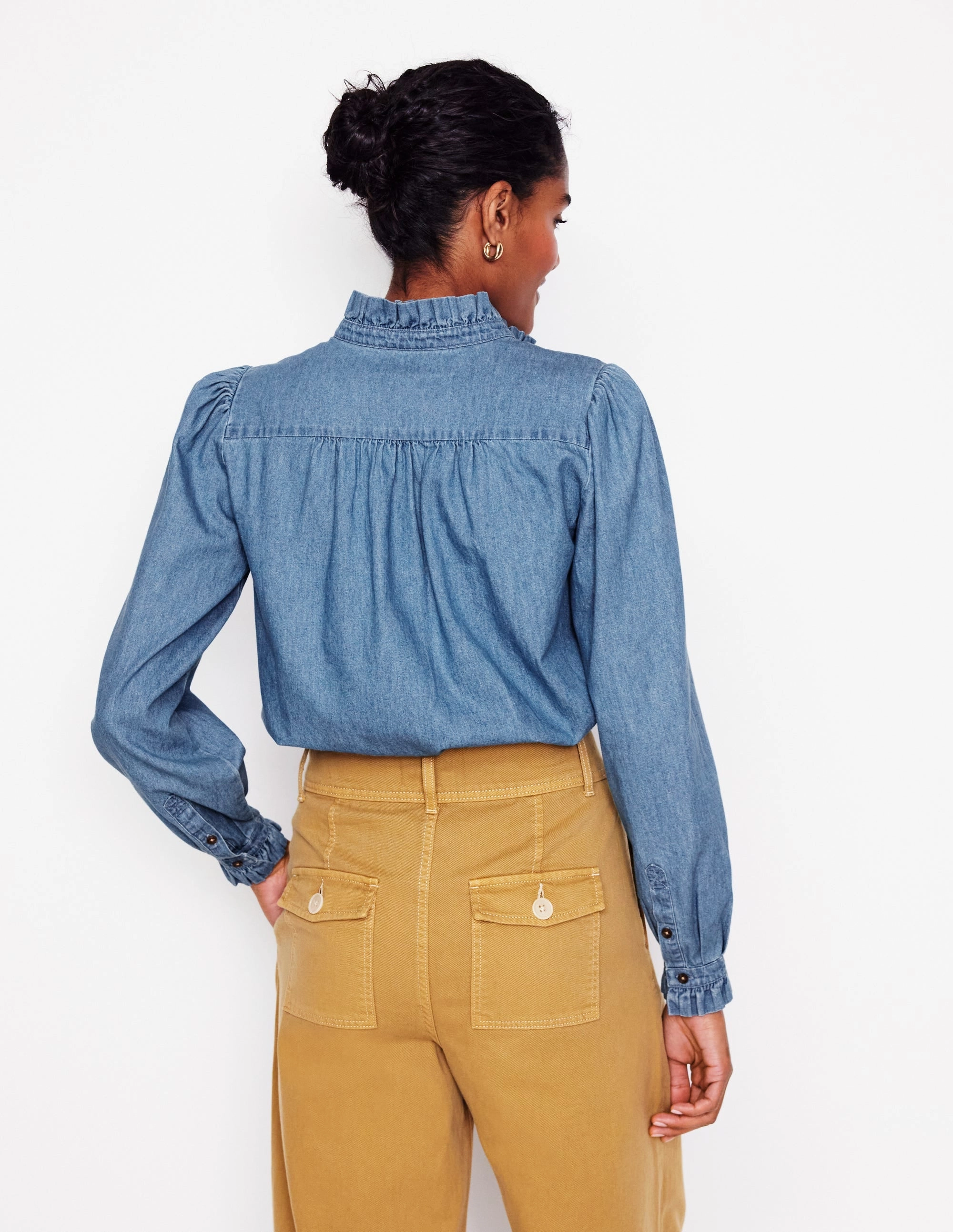 Felicity Denim Blouse-Light Authentic ShockAbsorbing