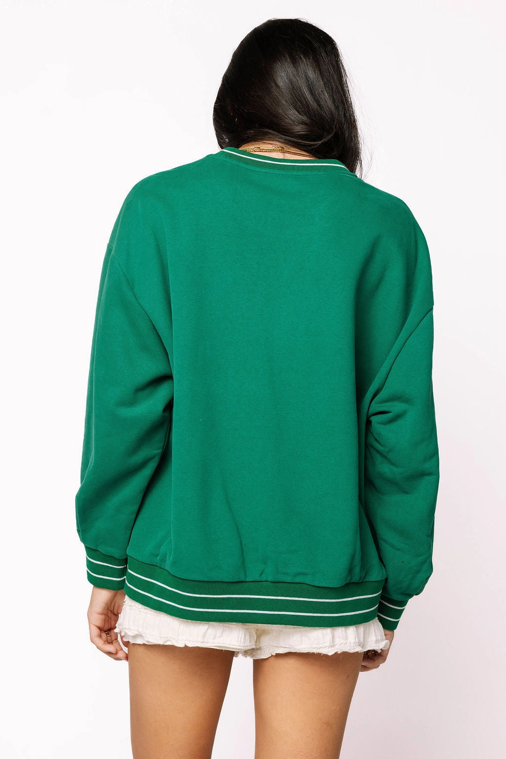 SlimFit French Bulldog Sweatshirt in Green