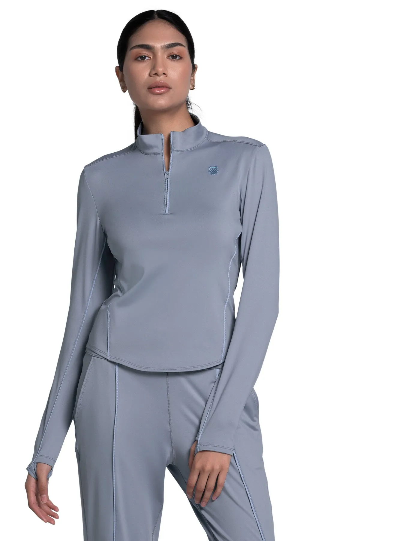 Edge 1/4 Zip Long Sleeve Wrinkle Resistant Comfy Cardigan