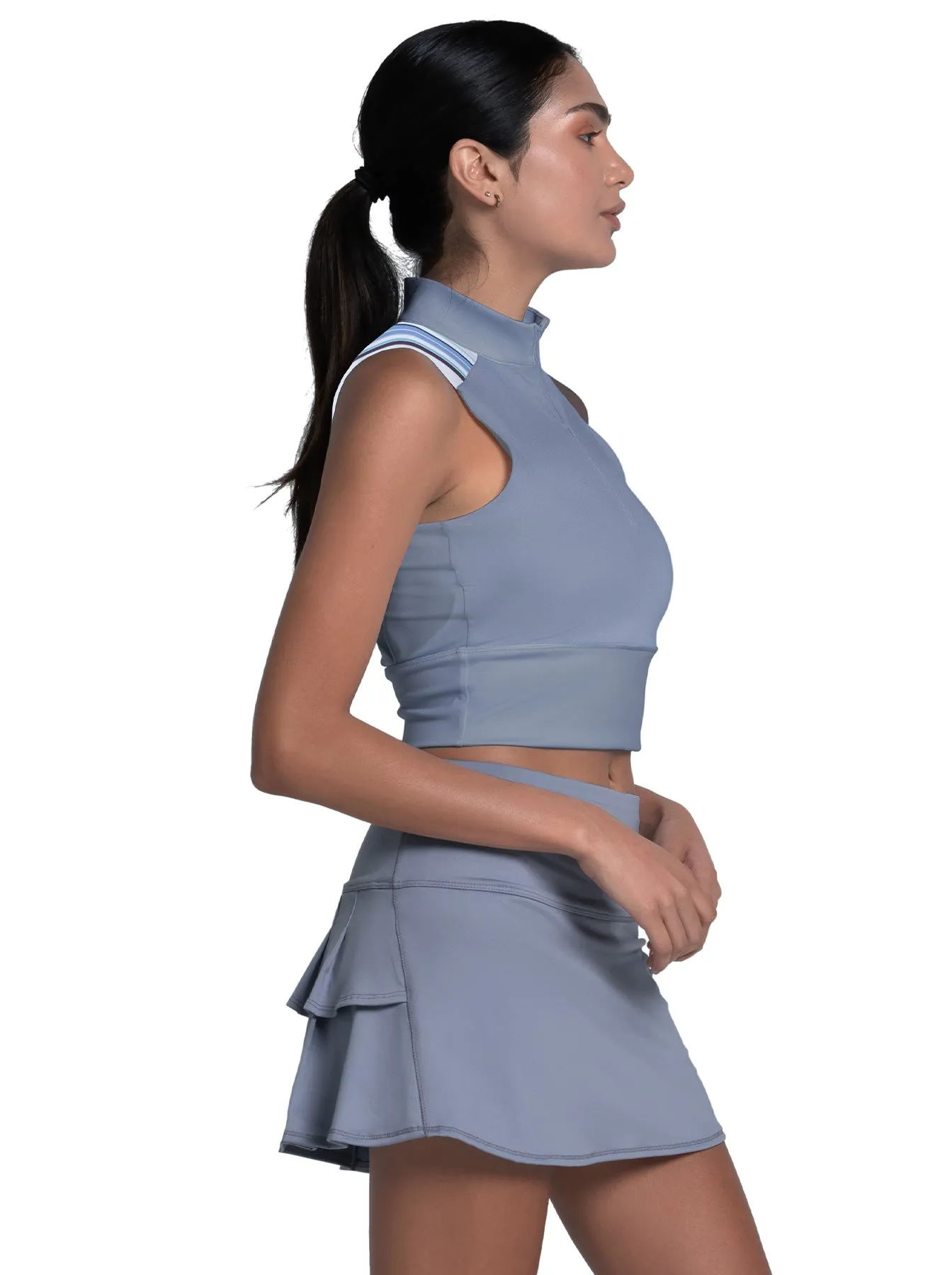 TaglessComfort Edge Cut Crop Tank