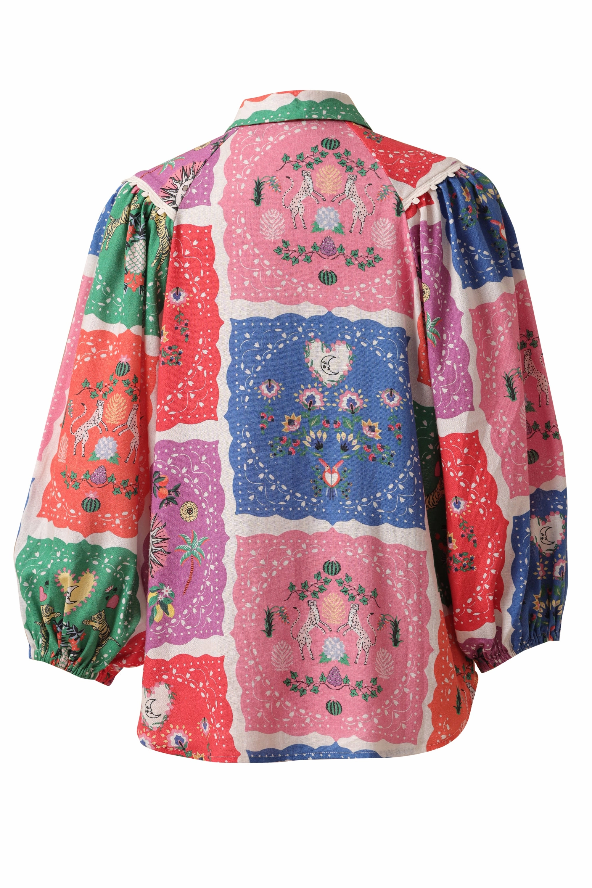 Stain Repellent Coating Edie Top in Multi