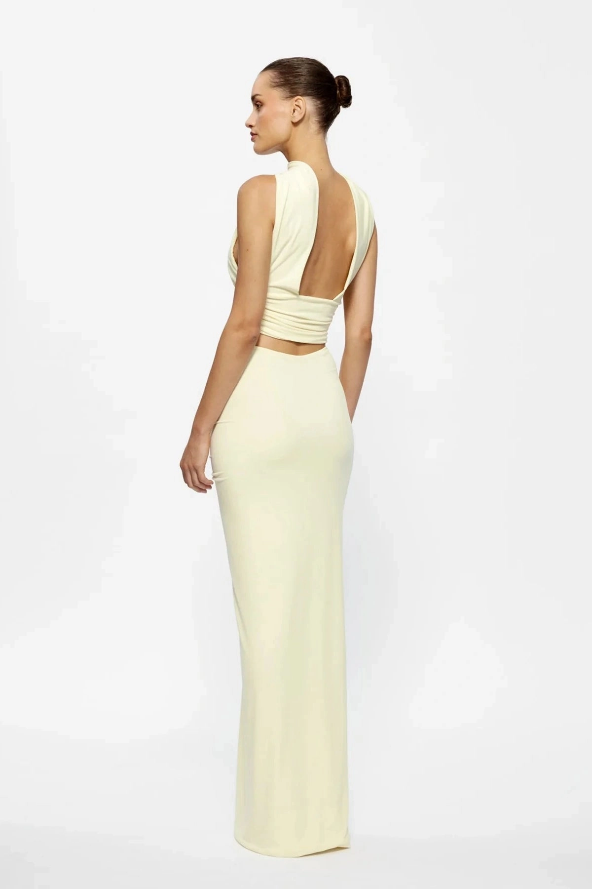 Kayson Maxi Skirt Lemon Elastic-Cuff