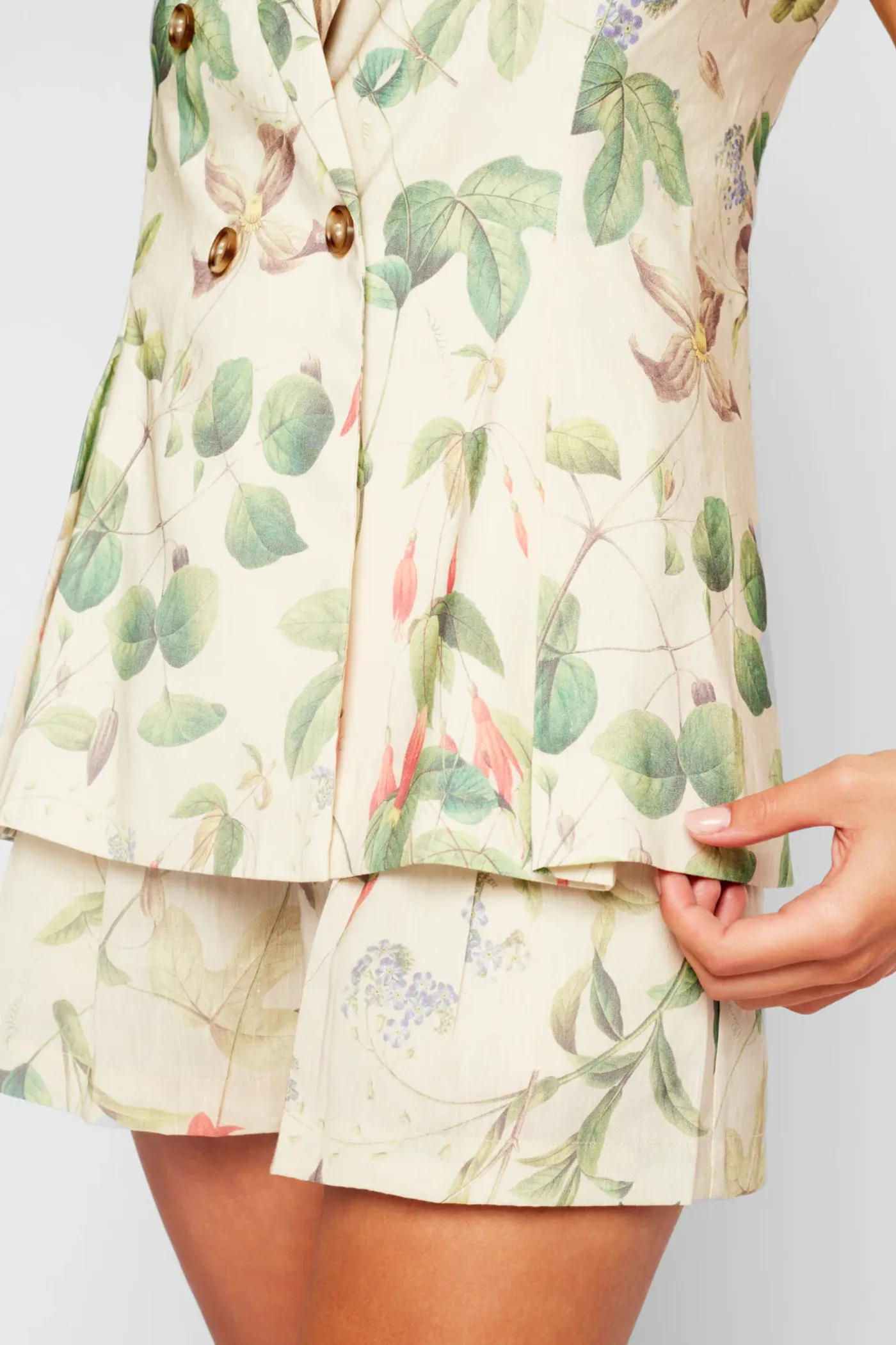 ELENA BLAZER VEST Microfiber Blended Fabric FlexibleSole