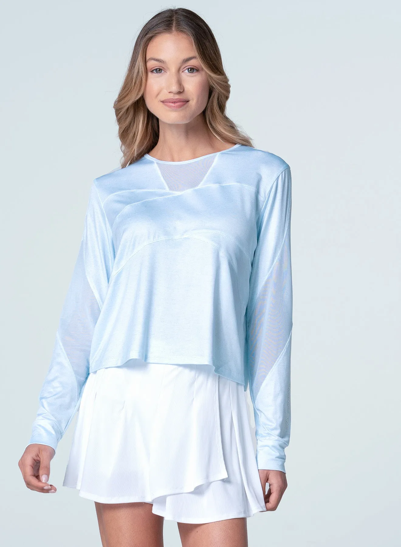 Ribbed Hem Non Irritating Seam Finish Embrace Time Long Sleeve